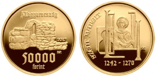 2017 Árpád-házi Szent Margit aranyérme 2017 Árpád-házi Szent Margit aranyérme